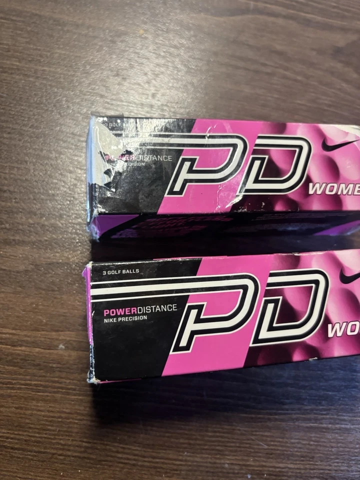 Nike Power Distance - 3- Pelotas de golf rosa para mujer X2 Foto 2 de 2