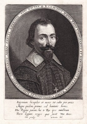 Claude Maugis Advisor to Marie de Medici Portrait engraving Vorstermann 1660