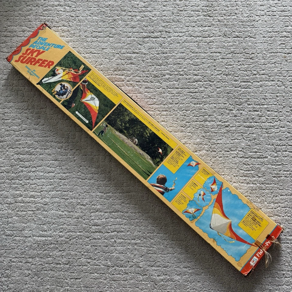 Cometa Fisher-Price Adventure People Sky Surfer #375 1978 de colección rara en caja Foto 3 de 4
