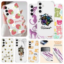 Customizable Phone Case For Samsung A17 A56 A36 S25 S24 Cute Animal Design Cover
