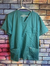 Scrub Cherokee Workwear Revolution Men V Neck Top WW670 TLB Teal Blue Med