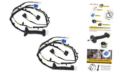 Rear Door Wiring Harness with Connector Wiring Harness Assembly 2 PCS