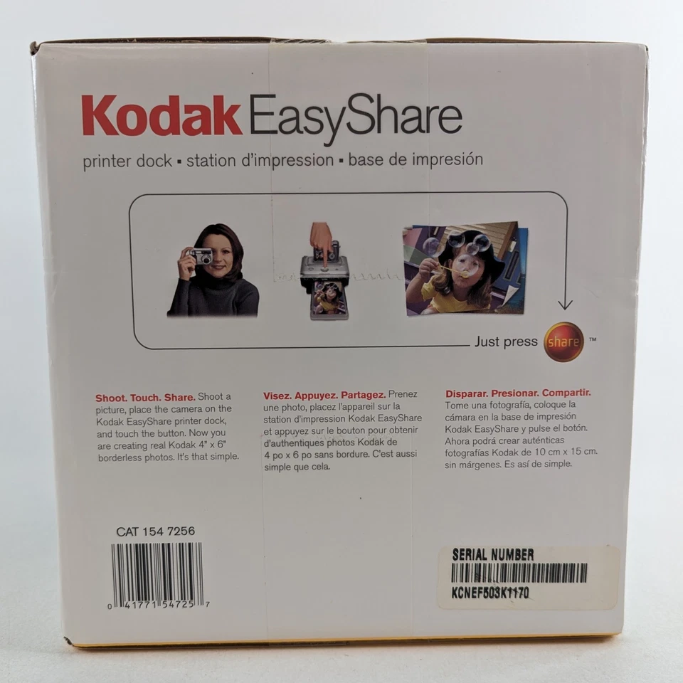 Kodak EasyShare Printer Dock CX6000 7000 DX6000 7000 LS600 LS700 - New, Sealed - Image 4 of 4
