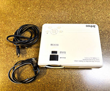 Jinhoo M10 LCD Mini Projector 1000 Lumens 800x480 1080p HDMI USB VGA White