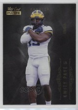 2021 Wild Card MATTE Black /349 Kwity Paye #MBC-22 Rookie RC 15fy. rookie card picture