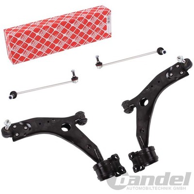 2x FEBI QUERLENKER KOPPELSTANGE VORDERACHSE passend für FORD FOCUS VOLVO C30 C70