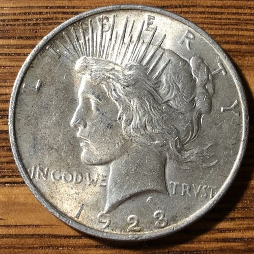 1923 P Peace Silver Dollar $1 - Fine Condition - FREE SHIPPING
