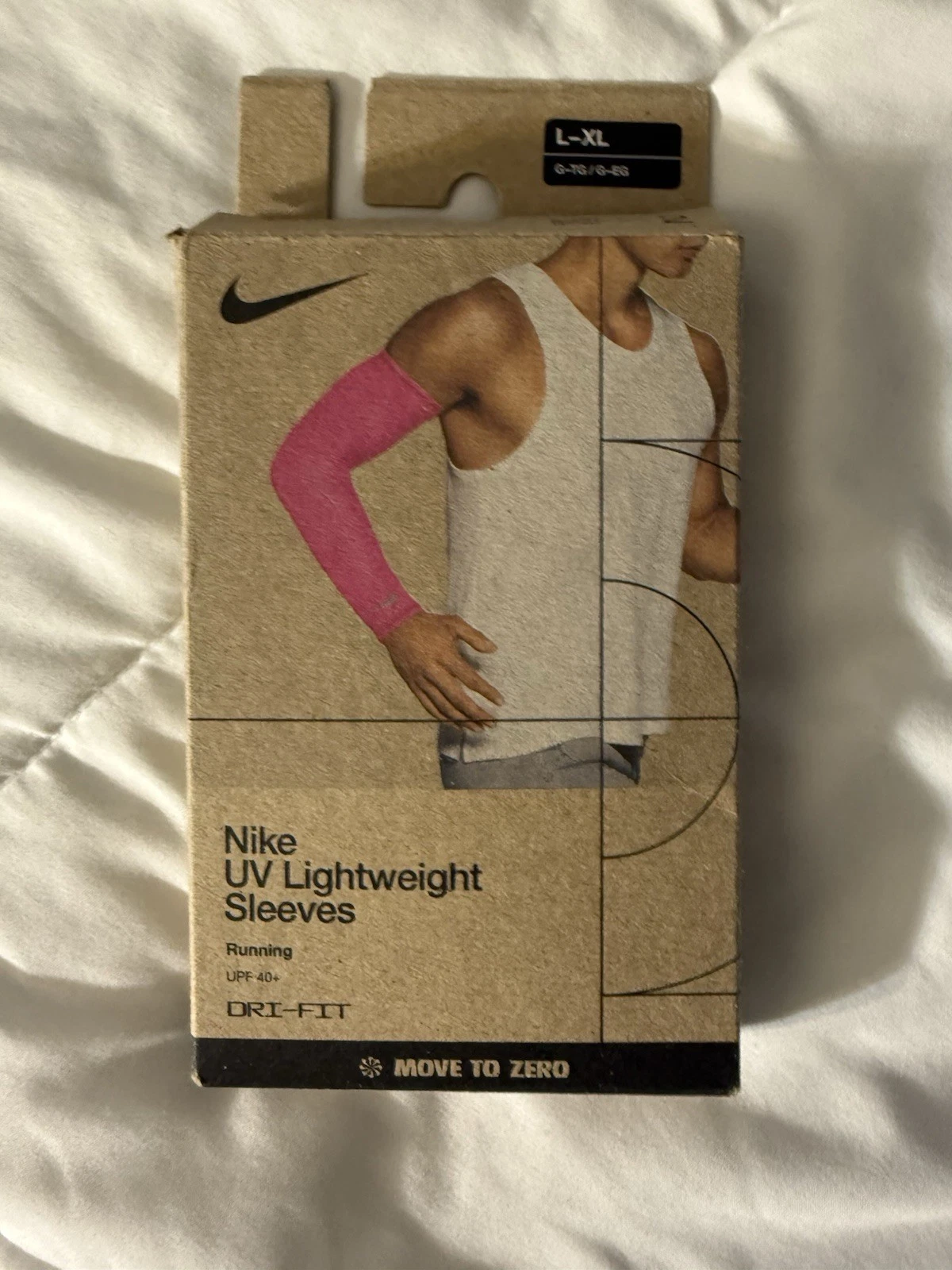 Nike UV Light Weight Arm Sleeves Pink Size L/XL
Opens in a new window or tab