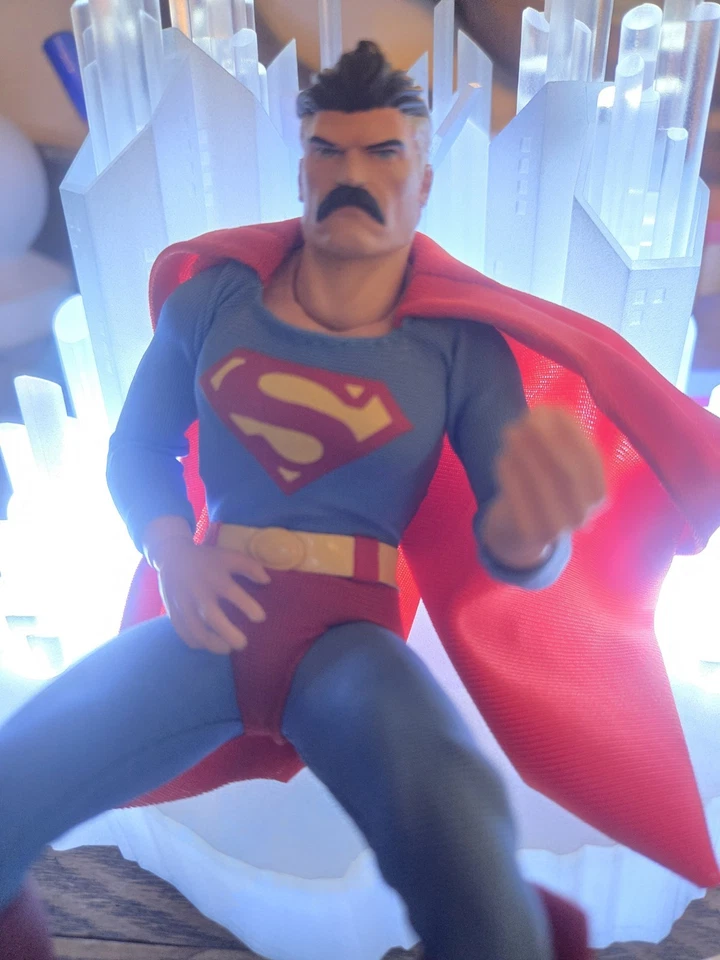 Boneco MEZCO 1978 SUPERMAN CHRISTOPHER REEVE Personalizado Omniman, Cabeça Supreman Bêbado - Imagem 3 de 4