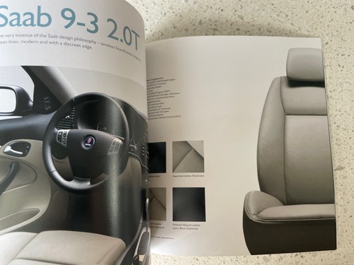 2008 SAAB 93 AERO WAGON CONVERTIBLE COMPLETE MODEL YEAR LINE UP BROCHURE OEM🟠 - Picture 12 of 24