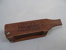Vintage Lynch Fool Proof Turkey Call Model No. 101 1965 Liberty Mississippi