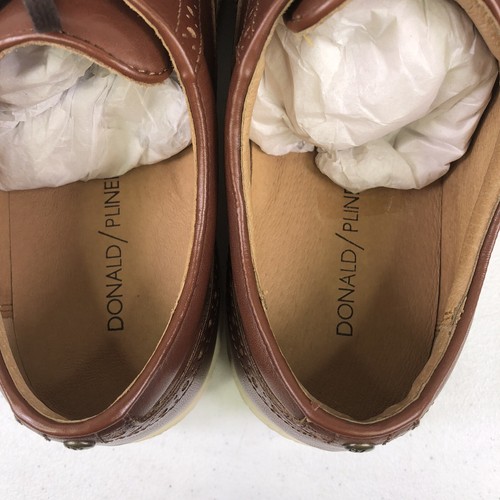 Donald Pliner Men Casual Oxford Sneakers Murphy Size US 8.5M Cedar Antique Calf - Picture 9 of 12