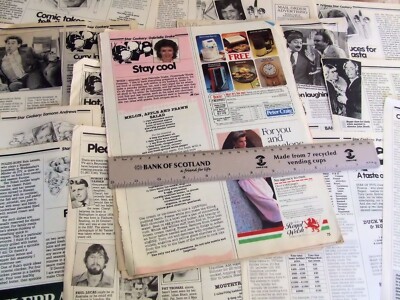 TV TIMES ''''STAR COOKERY'''' REZEPTE AUS 80ER JAHREN EINZIGARTIG 23 SEITEN SELTENE EINMALIGE SAMMLUNG