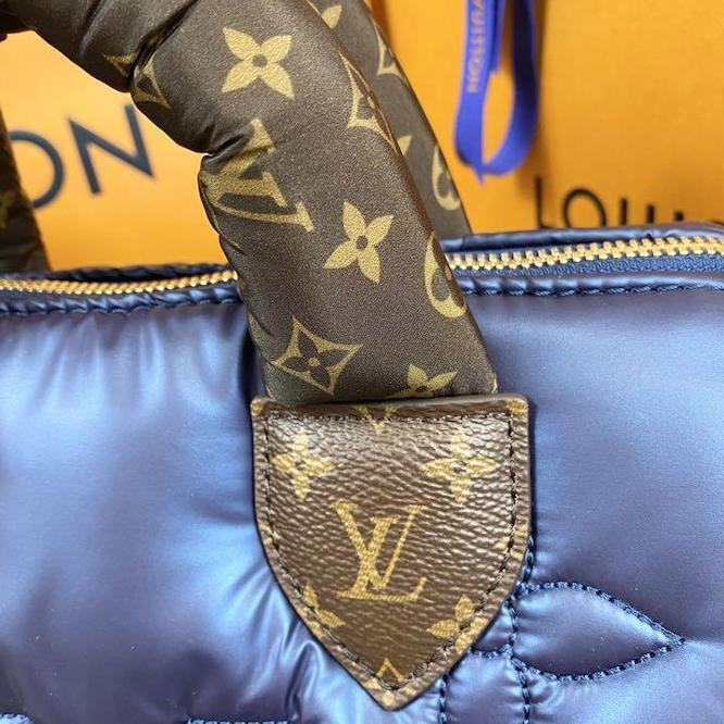 navy lv bag