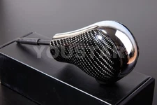 AT Shift Knob for BMW 1 3 X Z E81 82 84 85 87 88 89 90 91 92 93 CARBON & CHROME