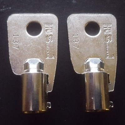 2 keys for Husky Tool Box cut to your code ''A2001-A2019'' to fit your Husky lock