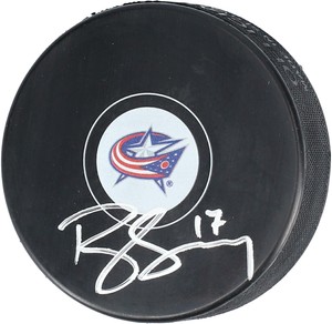 Brandon-Dubinsky-Columbus-Blue-Jackets-Autographed-Hockey-Puck