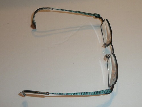 LUNETTES OPTIQUES FEMME FACE À FACE BOCCA POEME 1 977 47 19 RAYURES NOIRES/AQUA - Photo 2/10