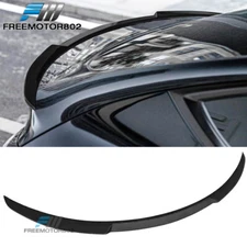 Fits 20-25 Tesla Model Y Matte Black Rear Trunk Spoiler Wing Lip ABS