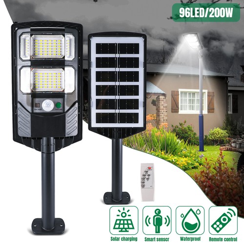 Lamparas Luz Led Solares Luces Para Exterior Patio Sensor De Movimiento 100000LM - Picture 39 of 61