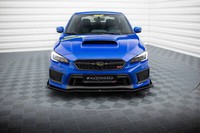 Front Flaps FüR Subaru WRX STI Mk1 Facelift Schwarz Hochglanz Front Ansatz