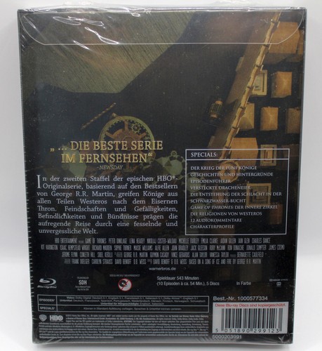 NEU Game of Thrones Staffel 2 Limited Edition Blu-ray Steelbook deutsch - Bild 4 von 7