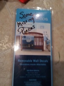 NauticaKids, Zachary Removable Wall Decals, NIP. Reduced!!