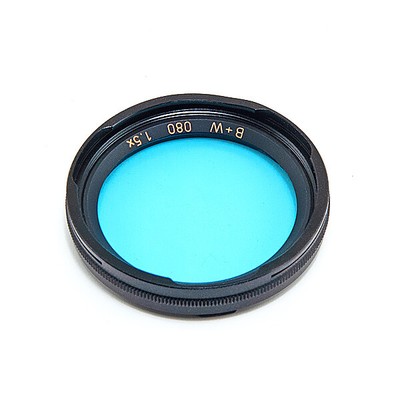 B+W 080 Schwarzweißfilter Blau Hell 26 Rollei Bajonett 1 von Schneider Kreuznach