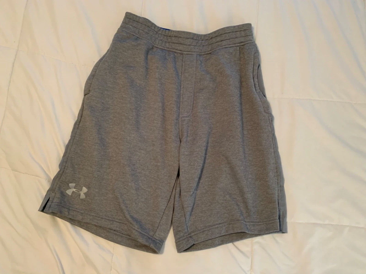Under Armour Men s Tech Terry Shorts Size Medium Gray Zip Pockets