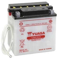 Yuasa YB10L-A2 Conventional 12-Volt Battery For 1981-1982 Kawasaki