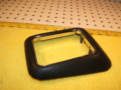 Mercedes W163 2000-2001 ML55 AMG Palanca de cambios automática cuero envuelto carbón 1 cubierta - Imagen 11 de 12