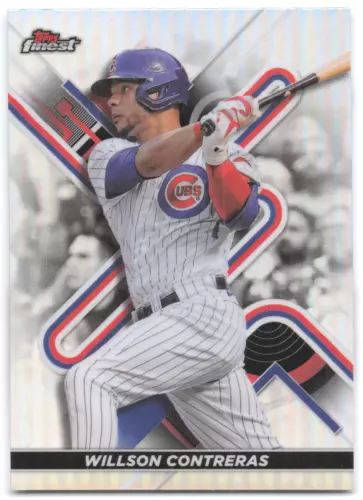 2022 Topps Finest Refractor Willson Contreras
