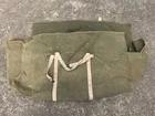 Vintage 40s 50s WWII Korean War Army Military Tent Duffle Bag Cas Marine Uniform