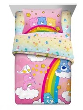 Care Bears "Walk on Sunshine" Kids Reversible Bed Set-W84633208553, W84618150393