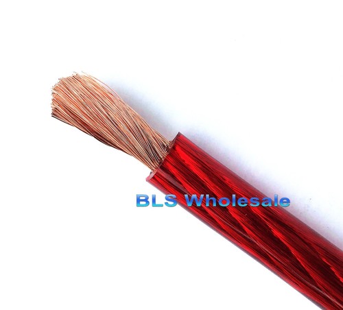 Ultra Flexible Red 12V Power Wire 4 Gauge 5ft Car Auto Wiring Primary Cable - Picture 5 of 7