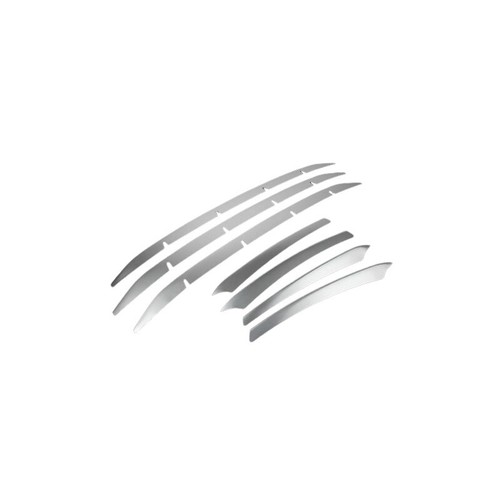 For Porsche Cayenne 2015-2018 Stainless Front Grille Grill Decor Trim Strips 7PC - Picture 6 of 6