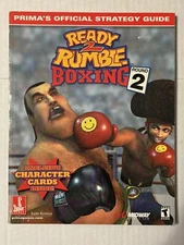 Prima Strategy Guide Ready 2 Rumble Boxing Round 2 for N64 Dreamcast w/ Cards