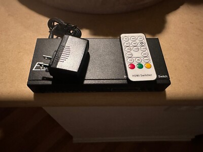 Evolution By Vanco HDMI 4x1 4K2K Selector Switch EVSW1041 With Remote Control
