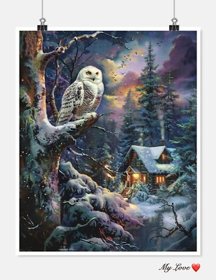 Winter Watch 2 - Counted Cross Stitch Patterns - Color & BW Symbols Charts