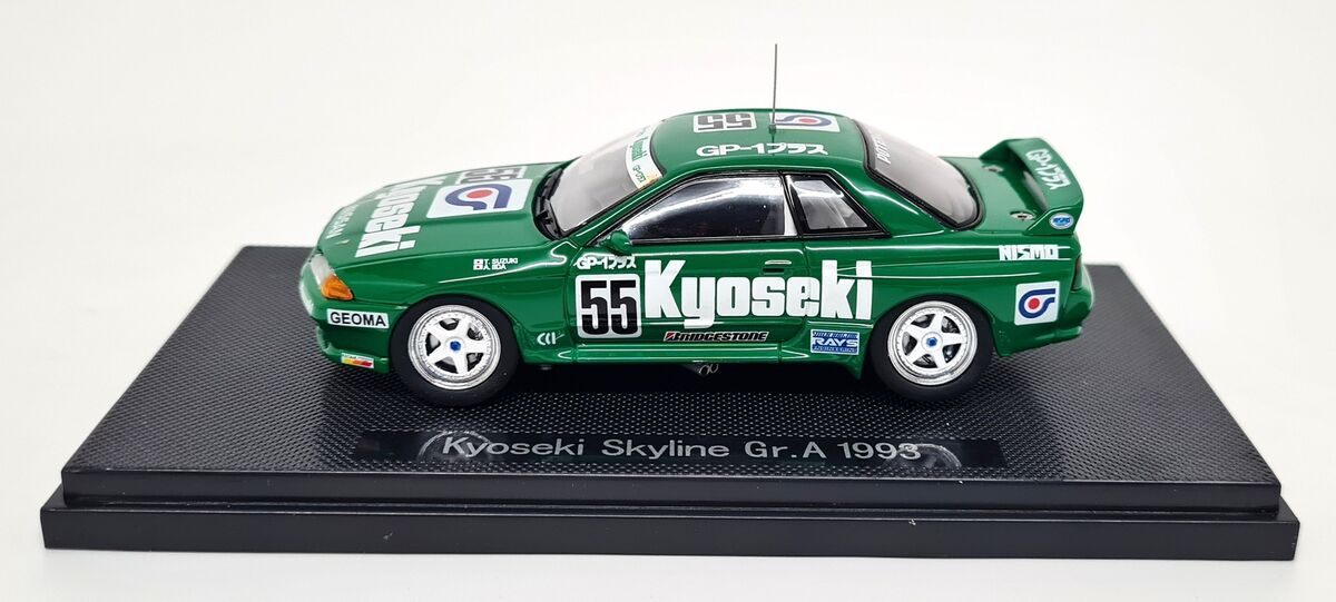 Ebbro 1/43 Nissan Skyline GT-R R32 Kyoseki Gr.A 1993 #55 Ebbro 1/43 Nissan Skyline GT-R R32 Kyoseki Gr.A 1993 #55