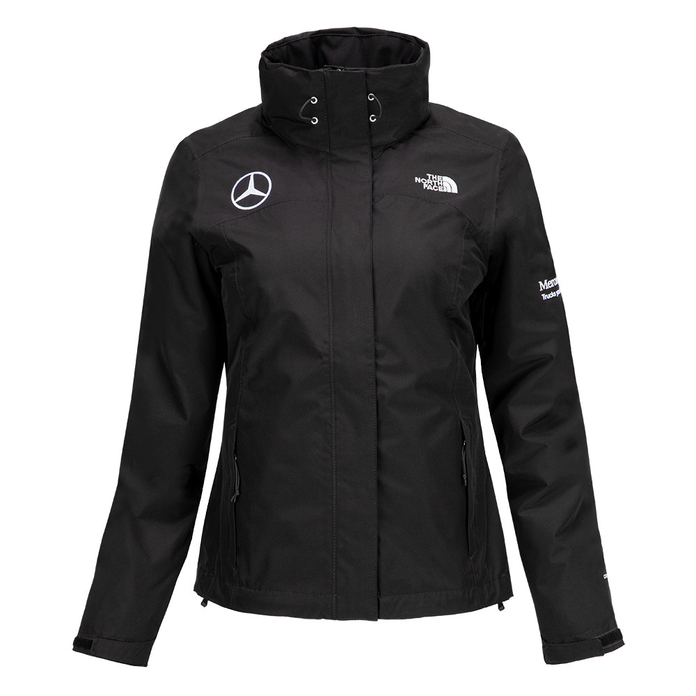 Chaqueta de Mujer Mercedes The North Face Sangro Impermeable Negro Capucha