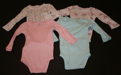 New Carter/'s Boys Girls 4 Pack Bodysuits Teddy Bear NWT NB 3m 6m 9m 12m Love