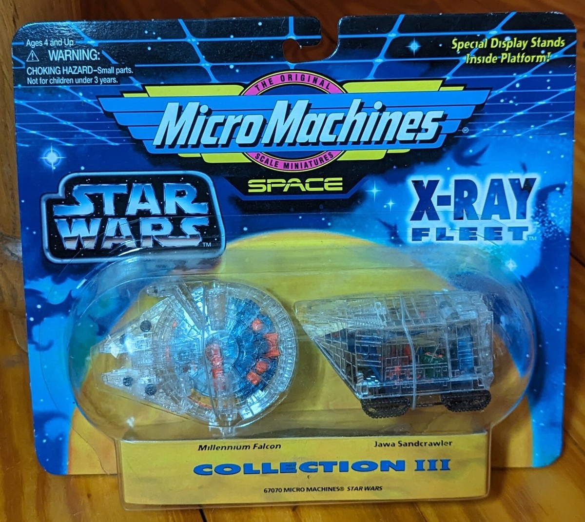 1995 Galoob Micro Machines Space Star Wars X-Ray Fleet Collection