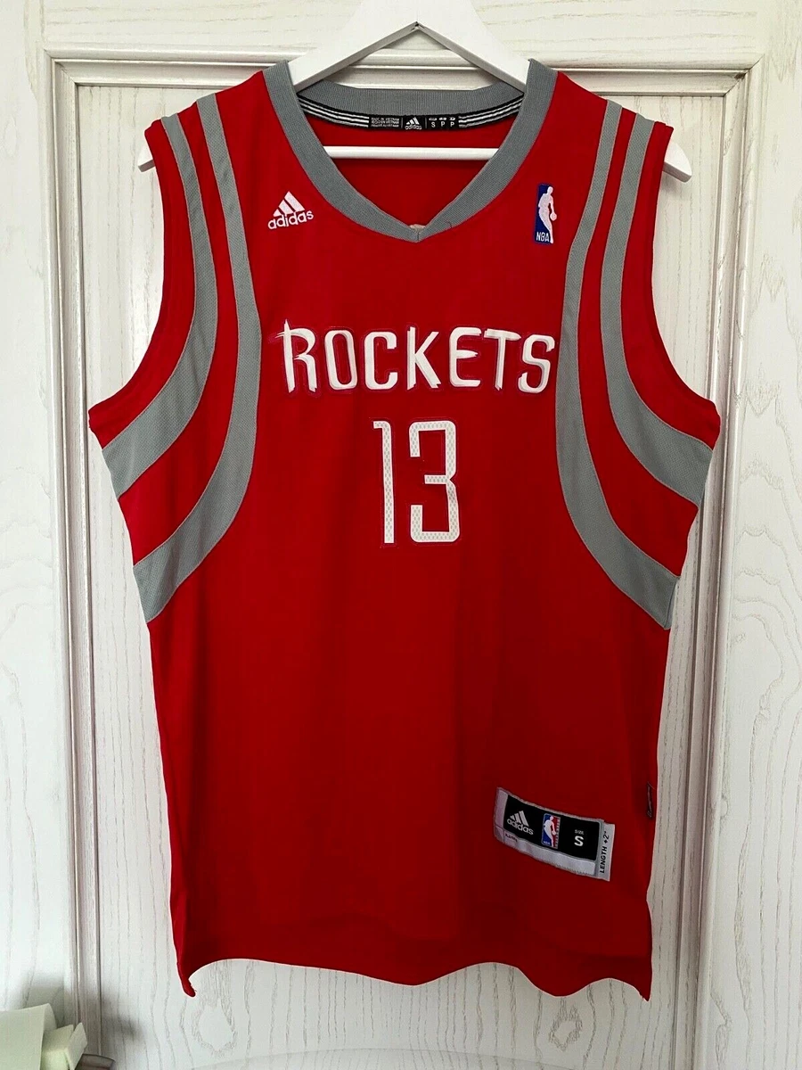 James Harden Red Houston Rockets Adidas Jersey (Size L)