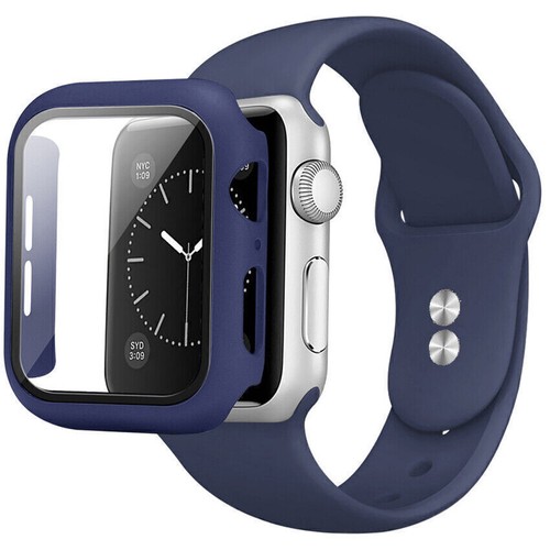 For Apple iWatch 9 8 7 6 5 4 3 SE Watch Band Strap + Case Cover Screen Protector - Picture 27 of 30