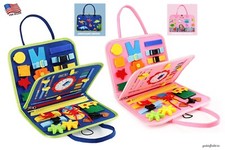 Montessori Activity Book Toy For Toddlers Kids Toys. Ships Fast 