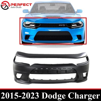New Front Bumper Cover Primed For 2015-2023 Dodge Charger