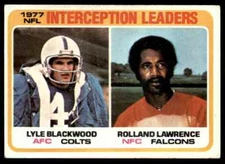1978 Topps Lyle Blackwood/Rolland Lawrence Atlanta Falcons #335