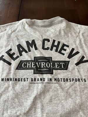 Team Chevrolet Motorsports Gildan Gray Short Sleeve T-Shirt Men