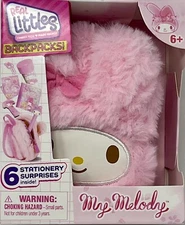 Real Littles My Melody Backpack Mini Hello Kitty Bag with 6 Stationary Surprises